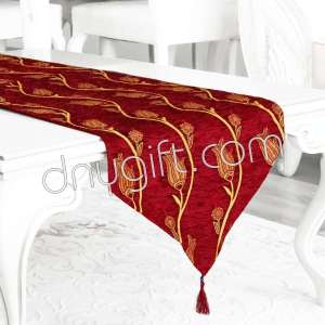40x180 Turkish Patterned Red Tulip Runner