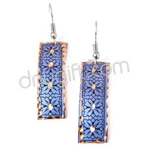 Turkish Design Copper Earrings 124