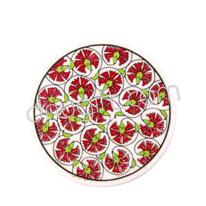 9 Cm Turkish Designed Round Trivet