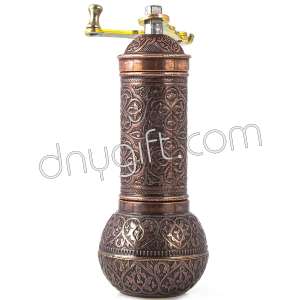 Bakır Büyük Tombul Kahve Değirmeni