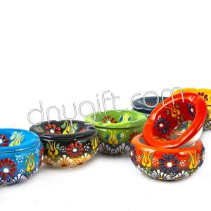 Turkish Ceramic Small Ashtray 