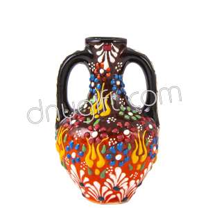 Lace Ceramic Turkish Amphora Pitcher 