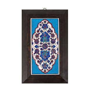 10x20 Framed Hand Painting Turkish Ceramic Tile