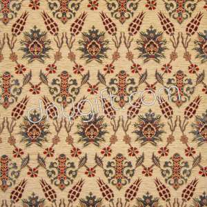 Chenille Kilim Fabric Cream 2214