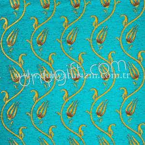 Ivy Bluetulip Fabric In Turquois