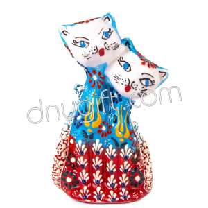 Turkish Handmade Ceramic Cat Figurine