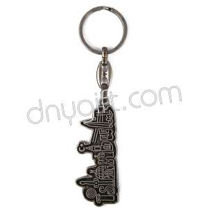 Metal Antique Istanbul  Keychain