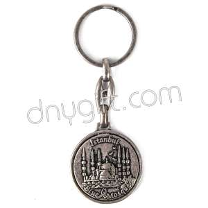 Metal Antique Istanbul  Keychain
