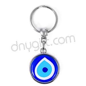 Metal Evil Eye  Keychain