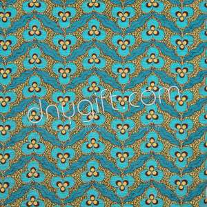 Chenille Kilim Fabric Triple Eyed Turquoise