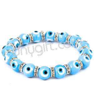 10 mm Turkish Turquois Evil Eye Bracelet