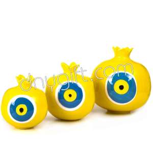 Triplet Turkish Pomagranate Yellow Set