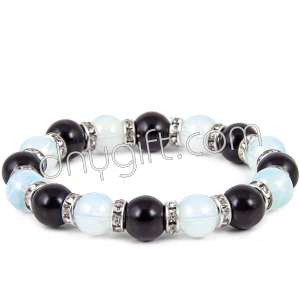 10 MM Black Lunar stone  Bracelet