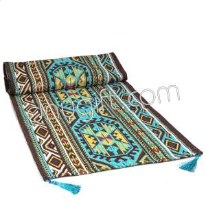 50x140 Brown-turquois Runner