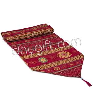 40x180 Turkish Patterned Red Runner 