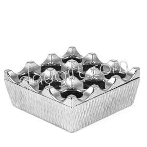 Metalic Ashtray In Silver Color