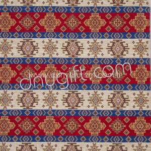 Red-cream Gobelin Fabric