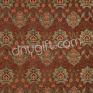 Brown Chenille Fabric 2214