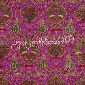 Chenille Purple Fabric 1893