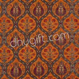 Round Tulip Orange Fabric
