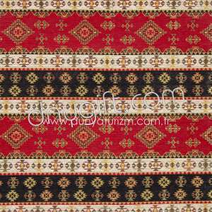 Gobelin Fabric In Red