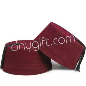 Püsküllü Fes Bordo