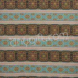 Goblin Fabric Turquoise-black