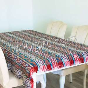 140x200 Vintage Kilim Designed Turkish Antep Table Clothe