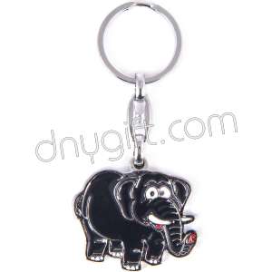 Metalic Elephant KeyChain