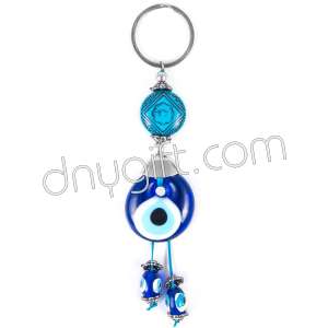 Turquoise Figured Key Chain