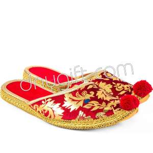 Traditional Turkish Slipper Red