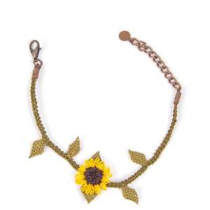 Sunflower Point Lace Bracelet