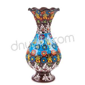 Turkish Classic Antique Ceramic Vase 25 Cm