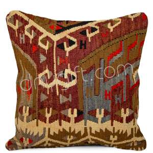 Hand Woven Old Kilim Cushion Cover