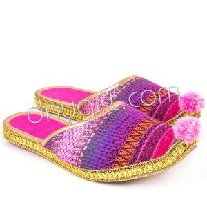 Marash Traditional Sandal Striped Pink
