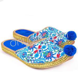 Marash Traditional Sandal Blue Tulip