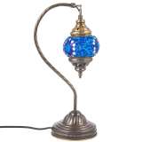 Turkish Handmade Glass Mosaic Swan Lamp 1