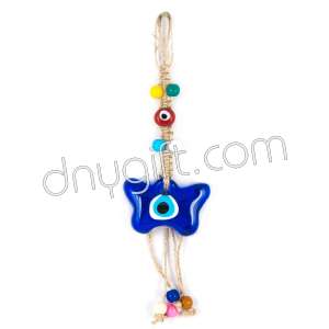 Butterfly Shape Turkish Evil Eye Wall Hanging-Small Size