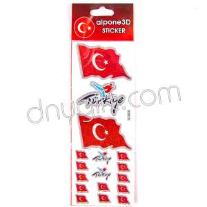 Türk Bayrağı Stıcker