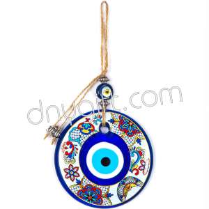 Turkish Patterned Evil Eye Wall Hanging Ornament No 6