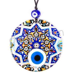 12 Cm Turkish Glass Evil Eye Ornament12 Cm Turkish Glass Evil Eye Ornament