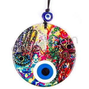 12 Cm Turkish Glass Evil Eye Ornament12 Cm Turkish Glass Evil Eye Ornament