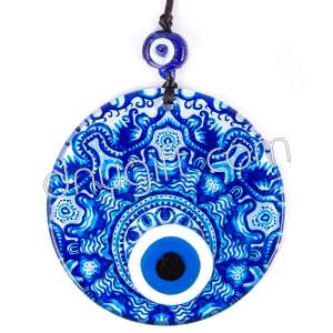 12 Cm Turkish Glass Evil Eye Ornament12 Cm Turkish Glass Evil Eye Ornament