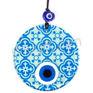 12 Cm Turkish Glass Evil Eye Ornament12 Cm Turkish Glass Evil Eye Ornament