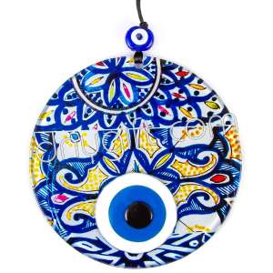 16 Cm Turkish Glass Evil Eye Ornament