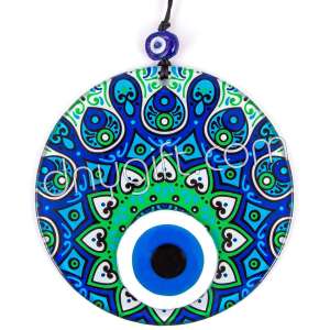 16 Cm Turkish Glass Evil Eye Ornament