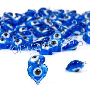 Heart Shaped Turkish Evil Eye Pendadnt