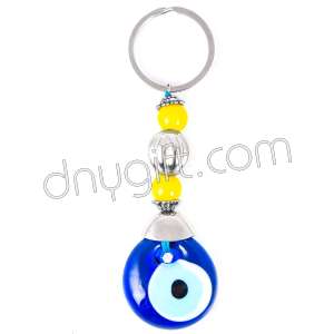 Colorful Turkish Evil Eye Keychain