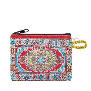 Turkish Patterned Mini Woven Wallet 062