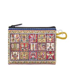 Kilim Desenli Mini Dokuma Cüzdan 064